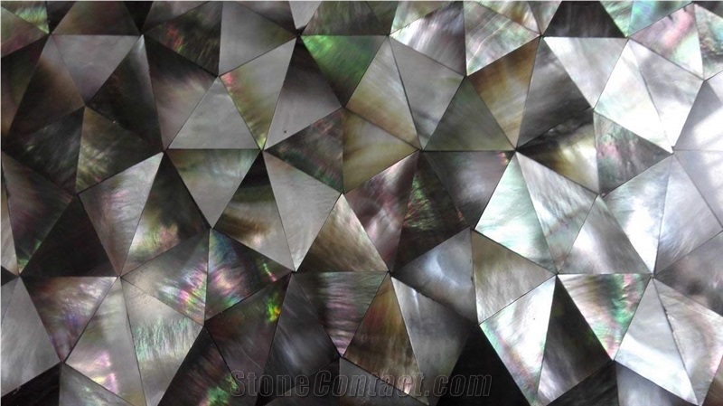 Mother Of Pearl Triangle Mosaic ,Pearl Shell Mosaic Tile