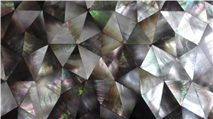 Mother Of Pearl Triangle Mosaic ,Pearl Shell Mosaic Tile