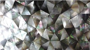 Mother Of Pearl Triangle Mosaic ,Pearl Shell Mosaic Tile