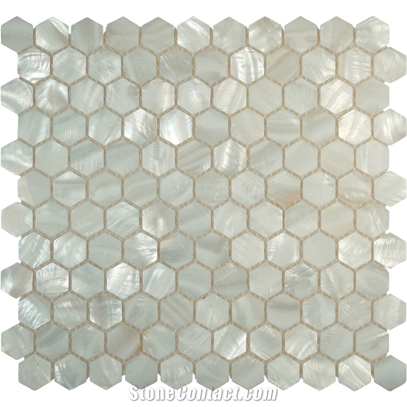 Natural Shell Mother Of Pearl Mosaic Seashell Tile