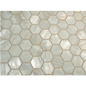 Natural Shell Mother Of Pearl Mosaic Seashell Tile