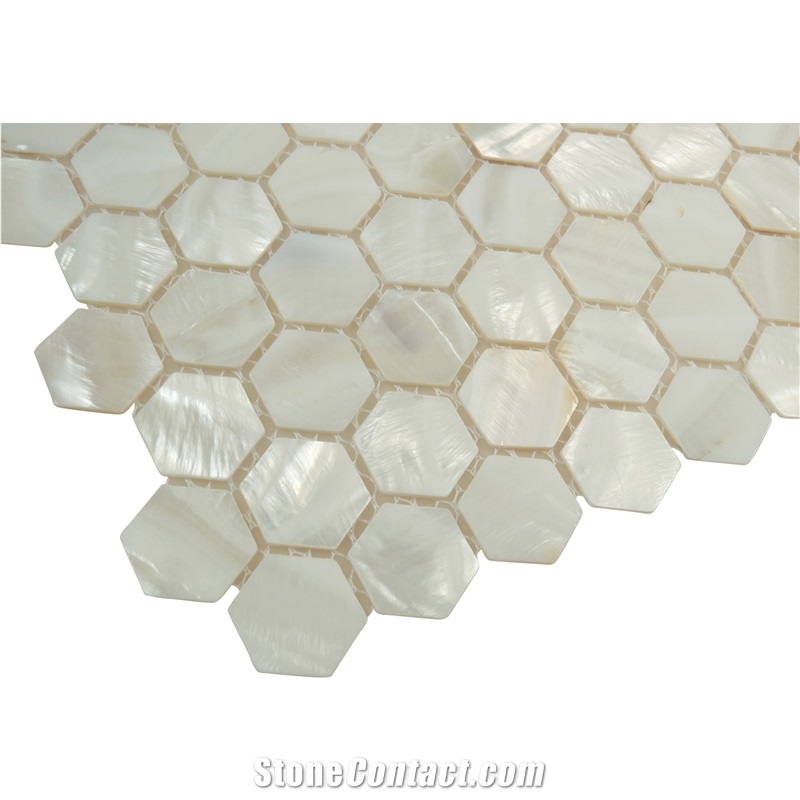 Natural Shell Mother Of Pearl Mosaic Seashell Tile