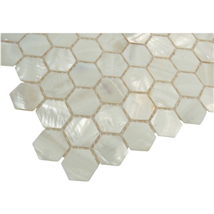 Natural Shell Mother Of Pearl Mosaic Seashell Tile