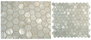 Natural Shell Mother Of Pearl Mosaic Seashell Tile