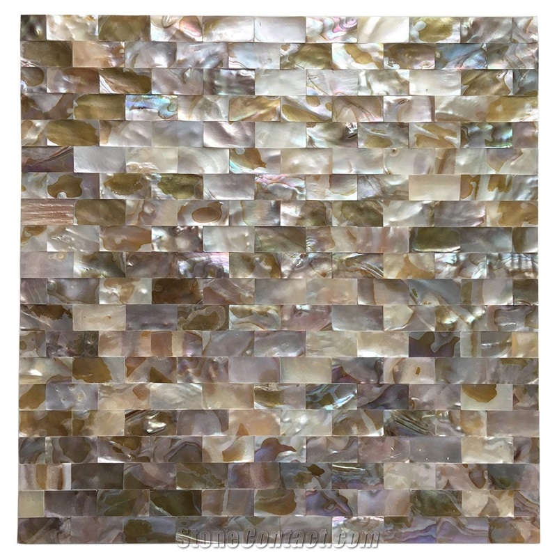 Peel and Stick Groutless Mop Mosaic Subway Tile Backsplash Mosaic