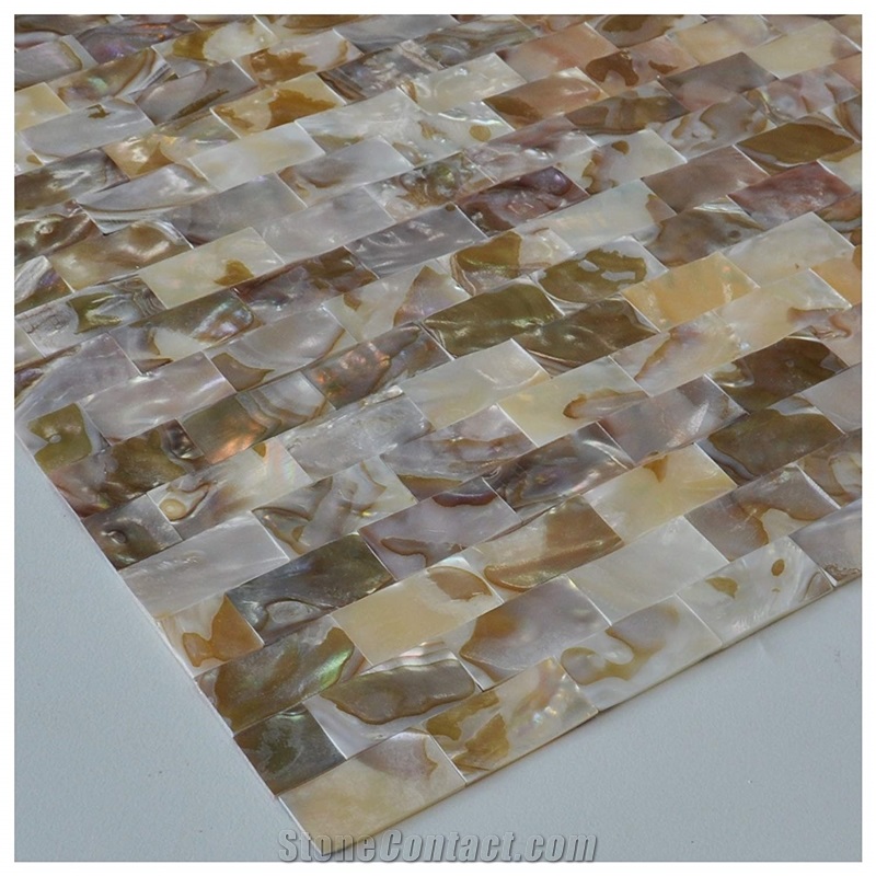 Peel and Stick Groutless Mop Mosaic Subway Tile Backsplash Mosaic