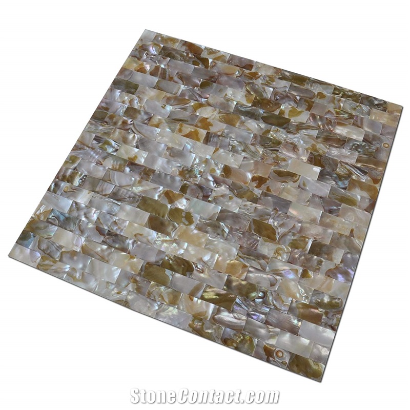 Peel and Stick Groutless Mop Mosaic Subway Tile Backsplash Mosaic