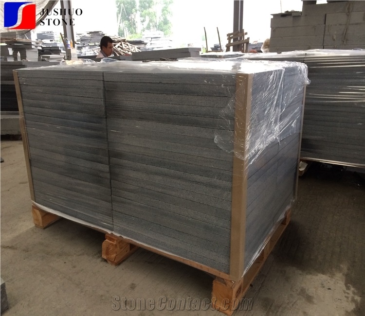 Changle Pingnan Sesame Black Granite,Charcoal Black Granite Road Kerbs