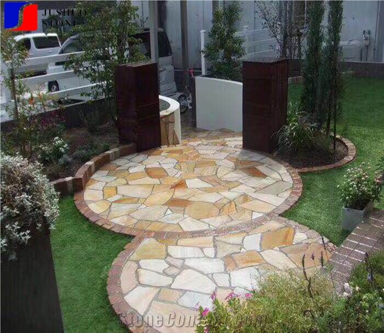 China Jaipur Yellow Quartzite,Jaipur Yellow Lp,Jaipur Gold Paver Tile