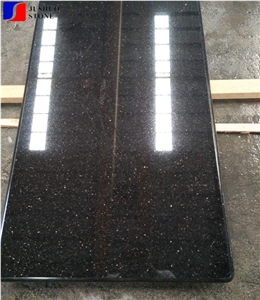 China Quarry Black Galaxy Granite,Natural Black Galaxy Granite Tops