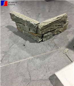 Grey Brown Cement Slate Ledge Conner Tiles Decor