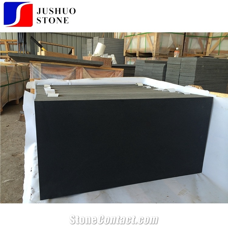 Honed Volcano Black Lava Stone,Hainan Black Basalt Tile Floor,Wall