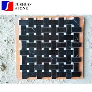 Multi Color Polished Stone Mosaic Tiles and Wall Cladding Panel Pavers