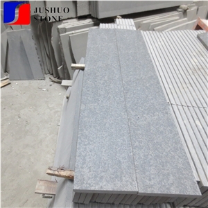 Neimeng Black,Ebony Black Mongolia,G133 Flamed Brushed Steps,Stair