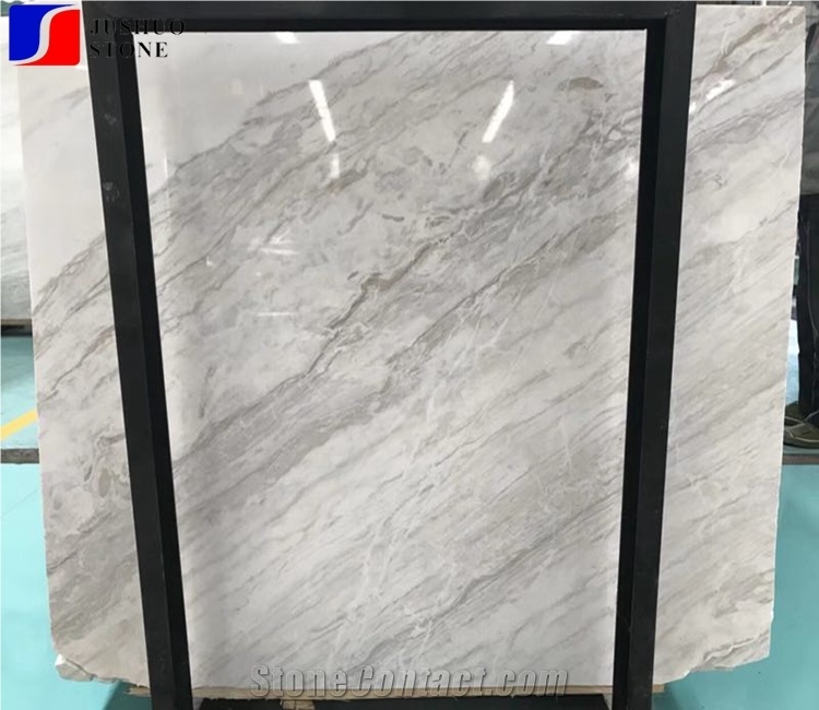 New Drama White Marble,Semi White Of Volakas,Volakas Marble Slab