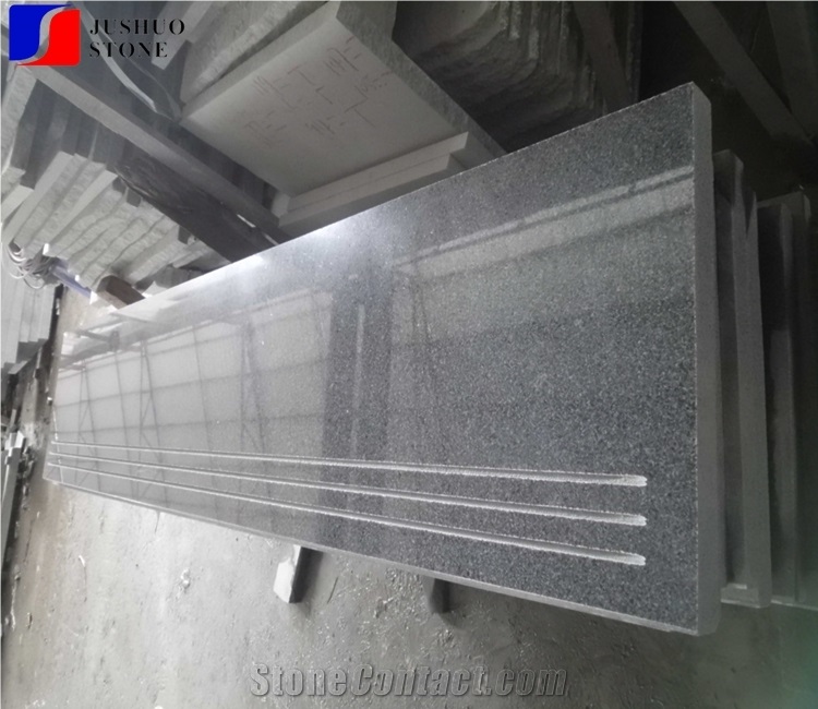 Padang G 654,Padang Scuro Granite,Palladio Light Cast Stone Stair,Step