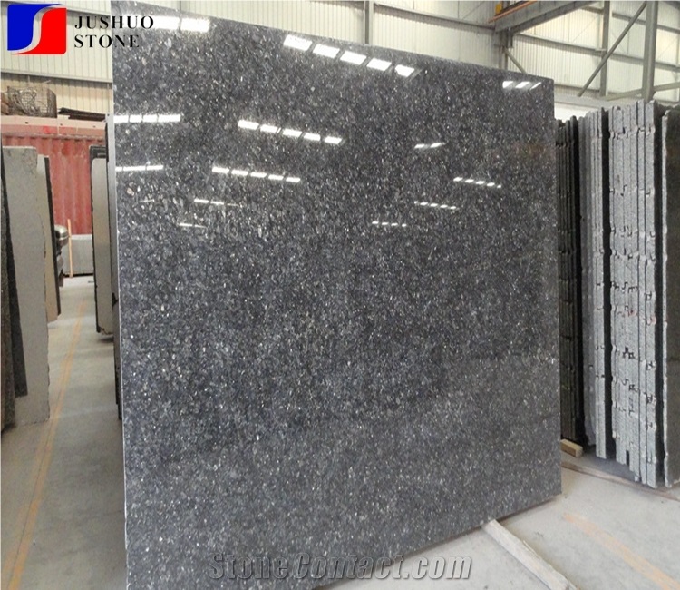 Polish Silver Pearl Blue Granite Big Slab Sizes