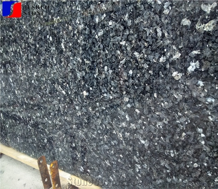 Polish Silver Pearl Blue Granite Big Slab Sizes