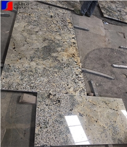 Polished India Alaska White Granite Tile Slabs Wall Kitchen Cladding