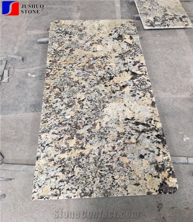 Polished India Alaska White Granite Tile Slabs Wall Kitchen Cladding
