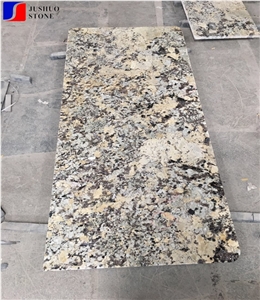Polished India Alaska White Granite Tile Slabs Wall Kitchen Cladding