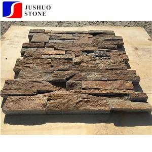 Rough Cement Natural Split Top Colorful Slate Stacked Stone Veneers