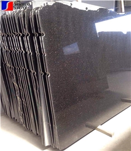Star Gallaxy,Galaxy Black Granite Tile,Black Galaxy Granite Slab