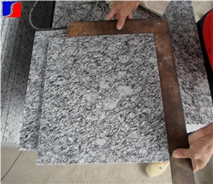White Wave Granite Tile & Slab,Spray White,Wave White Flooring,Walling