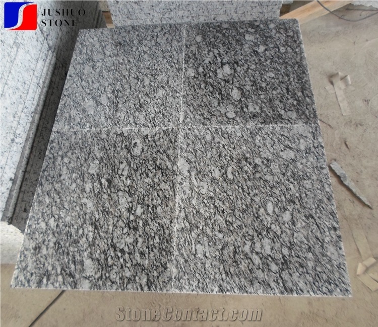 White Wave Granite Tile & Slab,Spray White,Wave White Flooring,Walling
