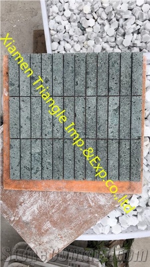 All Kinds Of China Sukabumi Green Tuff Swimming Pool Mosaic