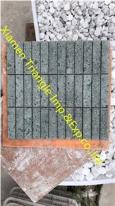 All Kinds Of China Sukabumi Green Tuff Swimming Pool Mosaic