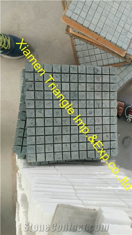 All Kinds Of China Sukabumi Green Tuff Swimming Pool Mosaic