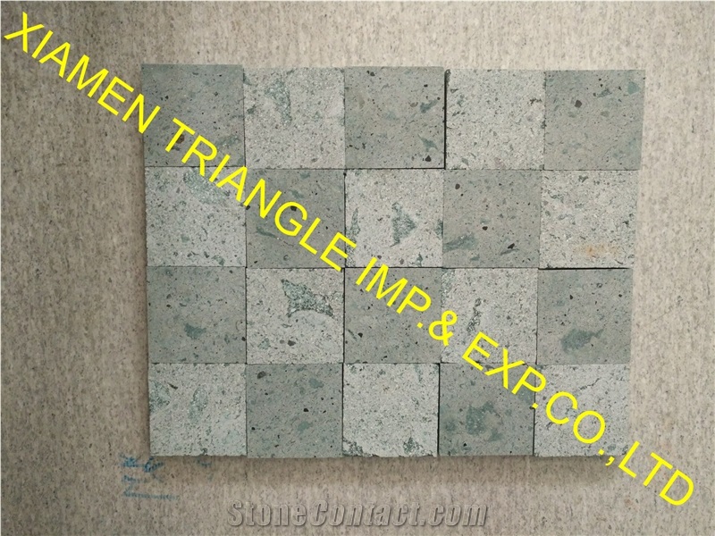 Sawn 10x10cm China Sukabumi Green Stone