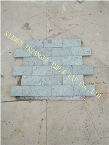 Sawn 10x20cm China Green Sukabumi Stone