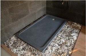 G654 Impala Black Granite Square Shower Tray,Bathroom Floor Base for Shower