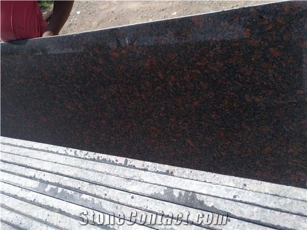 Tan Brown Granite Slabs & Tiles, India Brown Granite