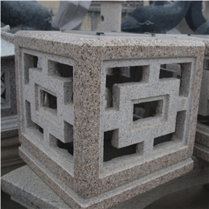 Wholesale Granite Lantern for Outdoors , Landscaping Lanterns