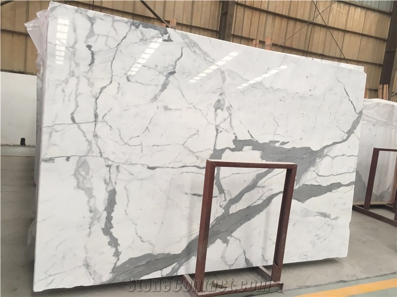 First Choice White Statuario Marble Slabs