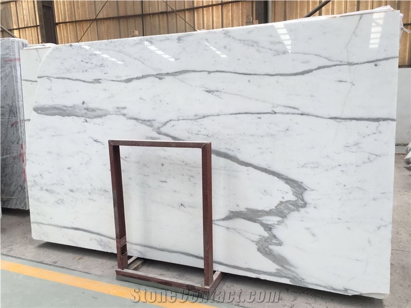 First Choice White Statuario Marble Slabs