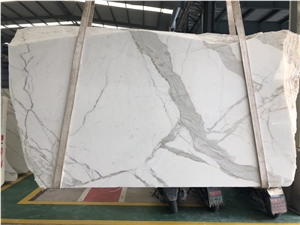 First Choice White Statuario Marble Slabs