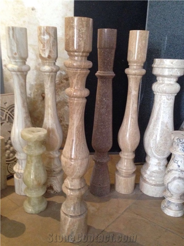 Armenia Gold Travertine Balustrades