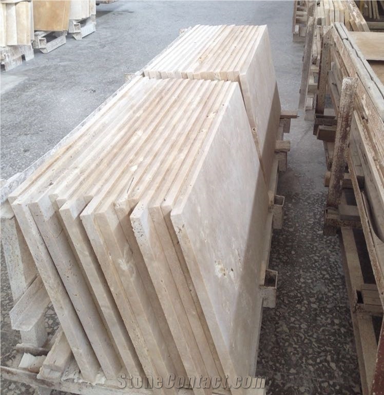 Armenia Ivory Travertine Slabs, Tiles