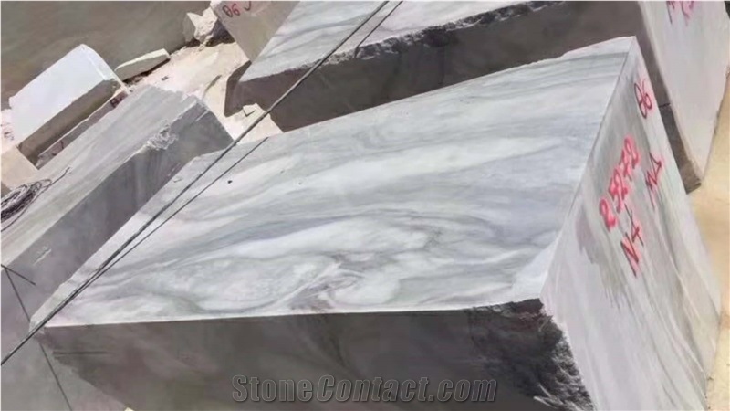 Cloudy White Marble Slabs and Tiles,Cut to Sizes