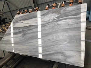 Cloudy White Marble Slabs, Tiles, Cut to Sizes