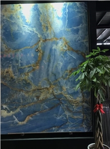 Blue Ice Jade Onxy Polished Slab/Tile/Cut to Size for Floor&Wall Blue Ice Jade Onxy Polished Slab/Tile/Cut to Size for Floor&Wall