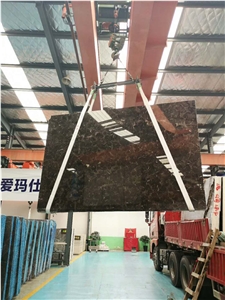 Emperador /Marron Marble Slab/Tile/Cut to Size for Tv Set Cladding