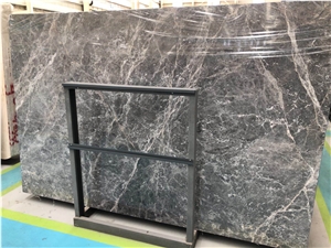 Hermes Grey /Brown /Emperador Fume Marble Polished for Tv Set Cladding