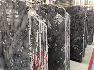 Kavala Grey Marble Polished Slab/Tile/Cut to Size for Tv Set Cladding