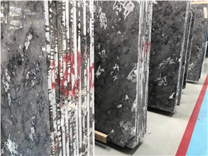 Kavala Grey Marble Polished Slab/Tile/Cut to Size for Tv Set Cladding