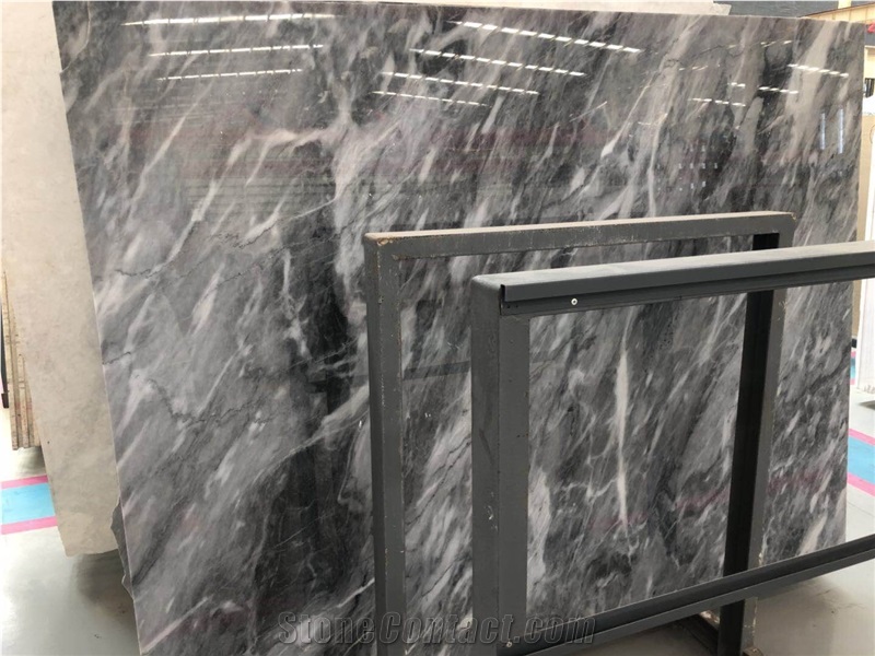 Own Factory Italy Ice Grey Marble Slab&Tile for Floor&Wall Covering